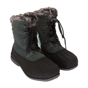 Prop'et womens Lumi Tall Lace Snow Boot, Grey, Size 6